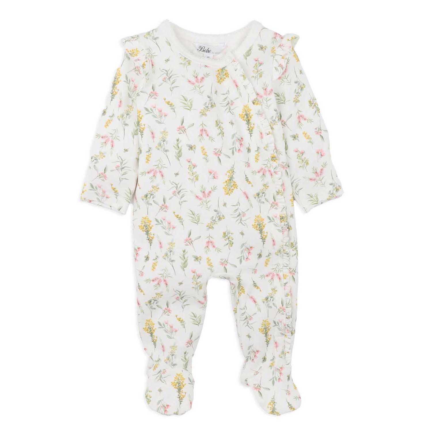 B&eacute;b&eacute; Charlie Wattle Zip Onesie